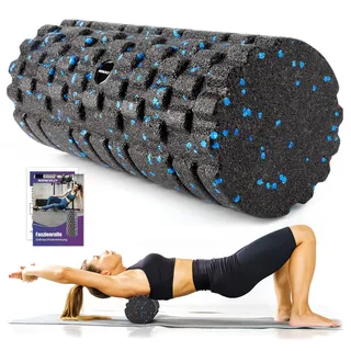 NOONCRAZY Faszienrolle mit 3D-Texturmassage, zur Muskelverspannungen lindern,