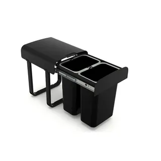 Victory Einbau-Abfallsammler 16 l Schwarz