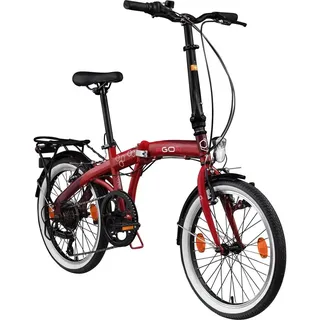Agon Parklane Klapprad Fahrrad rot - Rot