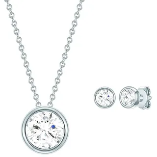 Rafaela Donata Schmuckset Gelbvergoldet verziert mit Kristallen von Swarovski® Schmuck-Set   Damen