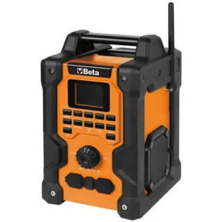 Beta 1989RCB – 20V Baustellenradio, DAB/FM Digitalradio, Bluetooth 5.3, IP54, 16W Stereo-Lautsprecher, Batterie oder Kabelstrom