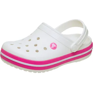 Crocs Crocband Clog Kinder Weiß/Pink Crush 19