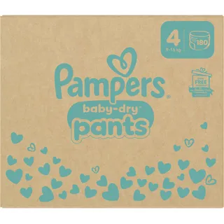 Pampers Baby-Dry Pants Gr. 4 (9-15 kg) 180 St.