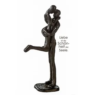 Gilde Casablanca - Design-Skulptur Kissing - Kuss - aus Eisen - Höhe 19 cm