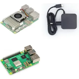 BerryBase Raspberry Pi 5, 4GB RAM, Active Cooler Kit