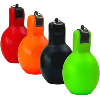 Best Sporting Handpfeife für Training und Sportunterricht 4er Set schwarz + rot + orange + grün