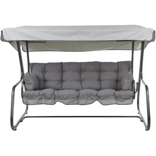 Patio Hollywoodschaukel Grau 4-Sitzer