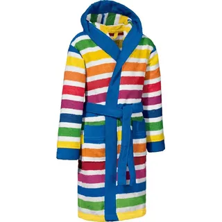Erwin Müller Kinder-Bademantel mit Kapuze in bunt | Gr.: 122/128