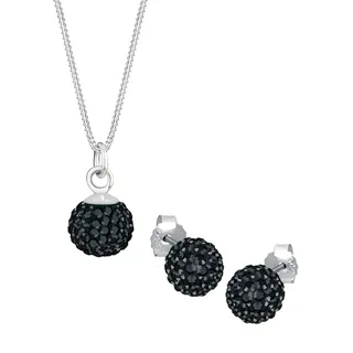 Elli Schmuckset Kristalle 925 Silber