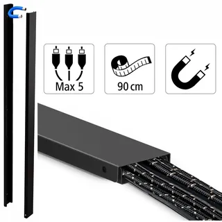 Hama (00020680) Kabelrinne Schwarz