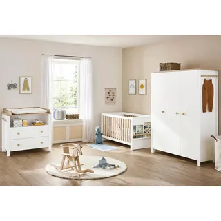 Pinolino 3-tlg. Babyzimmer „Lova” breit weiss