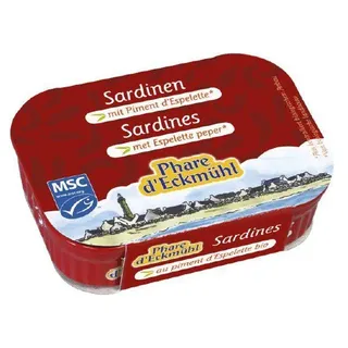 Sardinen - Olivenöl mit Piment d'Espelette