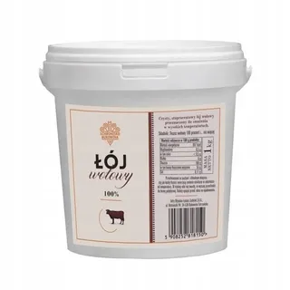 Rindertalg 1kg - Schronisko Bukowina