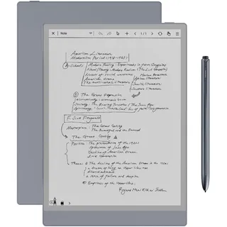 HUION Ink Vielseitiges E-Ink-Tablet für Notizen, Umfangreiches Lesen, Skizzieren, Besprechungen, Studium, Einstellbares Licht, Bluetooth 5.0, Mehrsprachiges Transkriptionstablet, Grafiktablett für PC