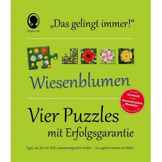 Singliesel GmbH Das "Gelingt-immer"-Puzzle Wiesenblumen. Das Puzzle-Spiel für Senioren mit Demenz