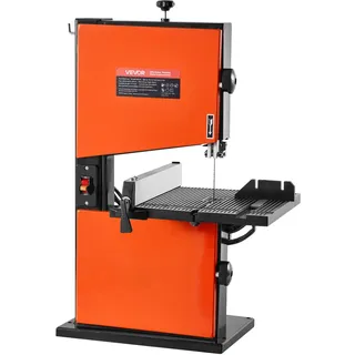 Vevor Holzbandsäge 229 mm 373 W 1/2 PS + Gehrungsanschlag/Parallelanschlag/LED-Leuchte