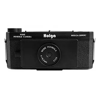 HOLGA Lomo 120 WPC 120 WPC Breitbildkamera Lochkamera schwarz Medium