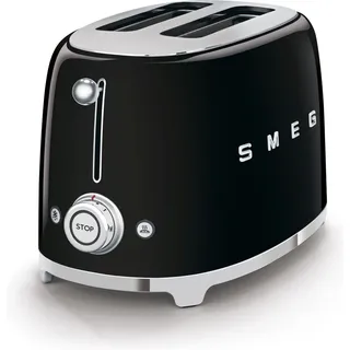 Smeg TSF01BLEU Schwarz / Hochglanz