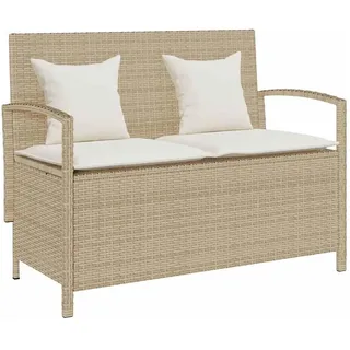 vidaXL Gartenbank 113 x 57 x 87 cm Beige