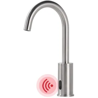 iVIGA Infrarot Wasserhahn Badezimmerhahn 360° drehbar Automatischer Sensor für Bad - Automatische Badezimmerarmatur mit Steuergerät