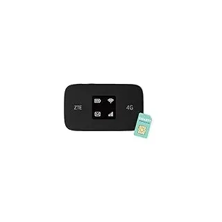 ZTE MF971RS LTE CAT6/4G Low Cost, superschneller tragbarer mobiler WLAN-Hotspot, entsperrtes Reise-WLAN, 300 Mbit/s, 2000 mAh Akku, Dualband, 2 Jahre Garantie – Schwarz