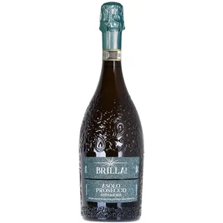 BRILLA ASOLO PROSECCO DOCG SUPERIORE Schaumwein – Premium Spumante – Noten von Apfel, Birne und Akazienblüte – 11% vol – 750 ml