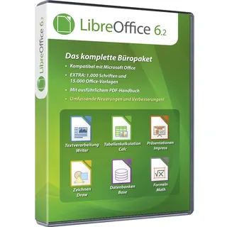 LibreOffice 6.2 Tabellenkalkulation -Textverarbeitung -Officepaket -  Download