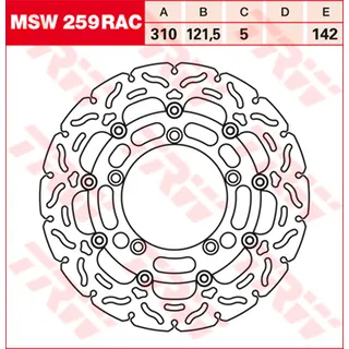 TRW Bremsscheibe MSW259RAC