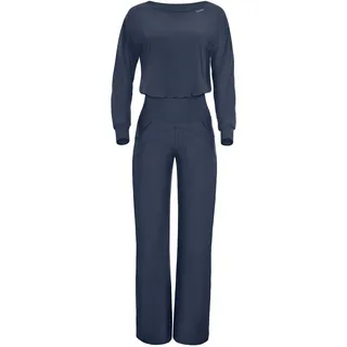 Winshape Damen, Functional Comfort Jumpsuit JS101LSC, Größe M, Normalgrößen, grau (anthrazit), 85% Polyester, 15% Elasthan, Rundhals, Overalls Jumpsuit,