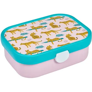 Campus Brotdose mit Bento-Einsatz und Gabel 750 ml Leopard