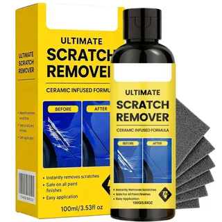 Nanopolix Kratzerentferner, Nanopolix Ultimate Scratch Remover, Kratzer Entferner Auto-Beschichtungs für Glanz und Schutz, Schnelle Kratzer- und Wirbelentfernung, Glanzwiederherstellung (1PC)