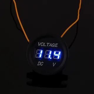 tlily 12V-24V Auto Motorrad LED DC Digitalanzeige Voltmeter Messgerät ZY