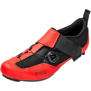 Fizik Transiro Infinito R3 Triathlonschuhe rot/schwarz - 45 EU