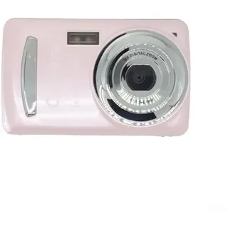 Eawfgtuw Home Digitalkamera 1080P 16MP CMOS-Sensor mit 2,4-Zoll-Bildschirm, 16X Digitalzoom, Gesichtserkennung, automatischer Weißabgleich, einfaches Fotografieren (Rosa)