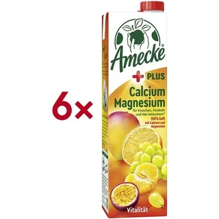 Amecke + Calcium Magnesium Fruchtsaftkonzentrat 6x 1,0 l