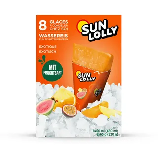 Sun Lolly Wassereis Exotisch 8er