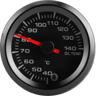 öltemperaturanzeige motorrad,Öltemperaturanzeige Auto,Öl temperaturanzeige,2 Zoll 12V Öltemperaturmesser Digital 40-140 °C Anzeige 7 Farben Hintergrundbeleuchtung Mit Sensor Universal Für Auto