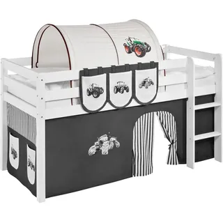 Lilokids Betttunnel Tunnel Trecker Blau - für Hochbett, Spielbett und Etagenbett braun