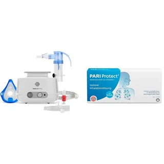 Bundle aus PARI BOY Pro Inhalationsgerät Erwachsene und Kinder + Pari ProtECT Inhalationslösung 077G6000, 20 x 2,5 ml