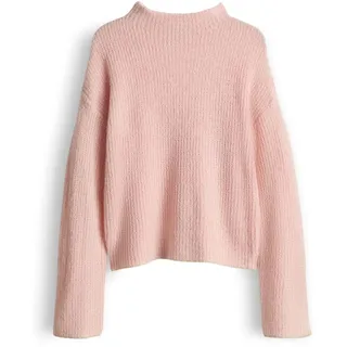 OPUS Damen Pullover | Priefe Luftiger Strickpullover in 3D-Optik Regular Fit Coral Blush, 36 - 36