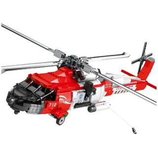 reobrix Rettungshubschrauber Bausatz 1137-tlg. 33026