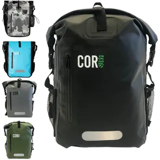 COR Surf Wasserdichter Dry-Bag-Rucksack von mit gepolsterter Laptop-Hülle, robuster Roll-Top-Rucksack - 40L