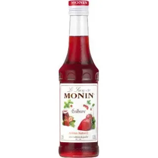 Monin Erdbeere - Monin Sirup Kleinflasche (0,25l)