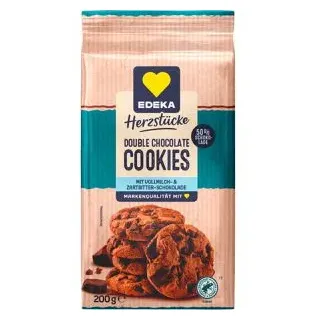 Edeka Double Chocolate Cookies 200G