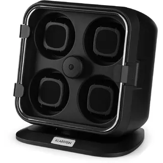 Klarstein Clover Uhrenbeweger 4 Uhren, 3 Rotationen 4 Geschwindigkeiten LED