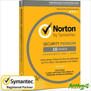 NortonLifeLock NORTON 360 PREMIUM | 10 Geräte | 1 Jahr