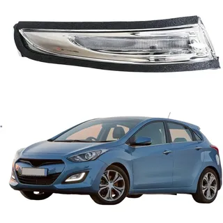 YQINGQ Auto Rückspiegel Blinker für Hyundai I30 2013-2017, Rückspiegel Signalleuchte Außenspiegel Kontrollleuchte Blinker Abdeckung Links Rechts Zubehör 87613 A5000,Left