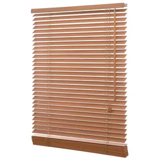 ventanara Jalousie Jalousie Holzjalousie Holz Rollo Plissee Echtholz Lamelle 35mm 90 cm x 130 cm