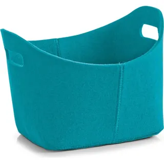 Hti-Living Aufbewahrungskorb Filz 37 x 22 x 20 cm schwarz