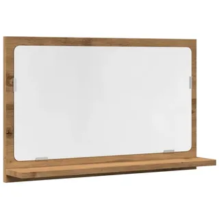 vidaXL Badspiegel mit Ablage Artisan-Eiche 60x11x37 cm Holzwerkstoff